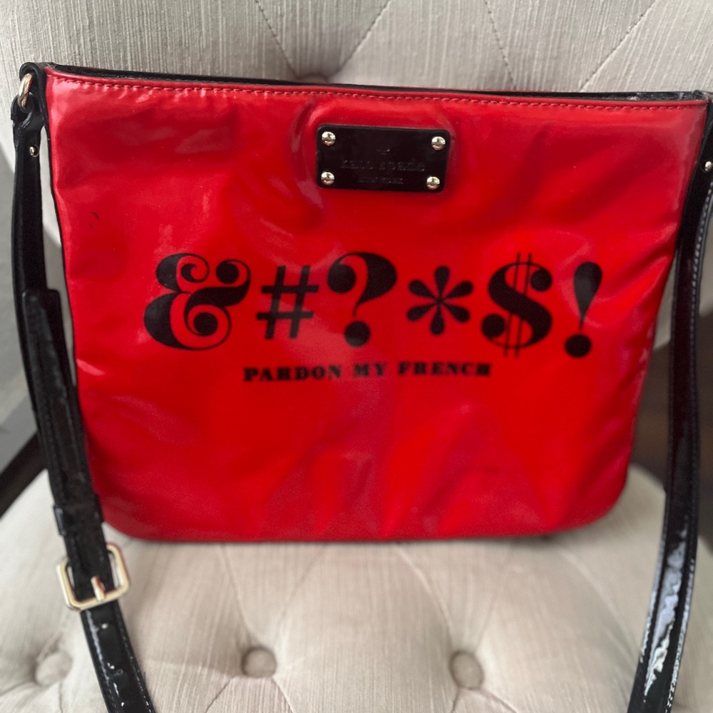 Kate Spade pardon my French crossbody
